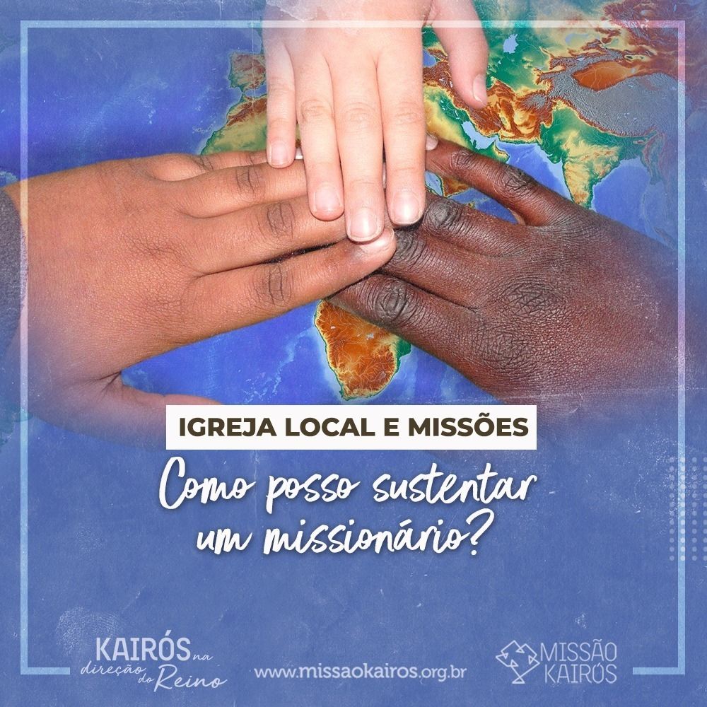 Família missionária ao pôr do sol